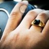 Выбор мужского перстня с агатом